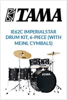 Tama 6-pcs drum kit with cymbals